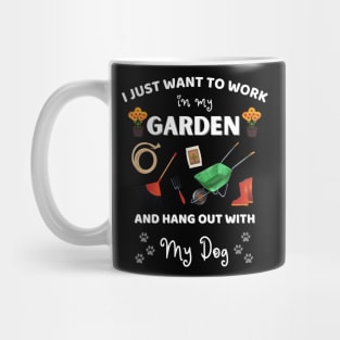 I just want to work in my garden and hangout with my dog Mug